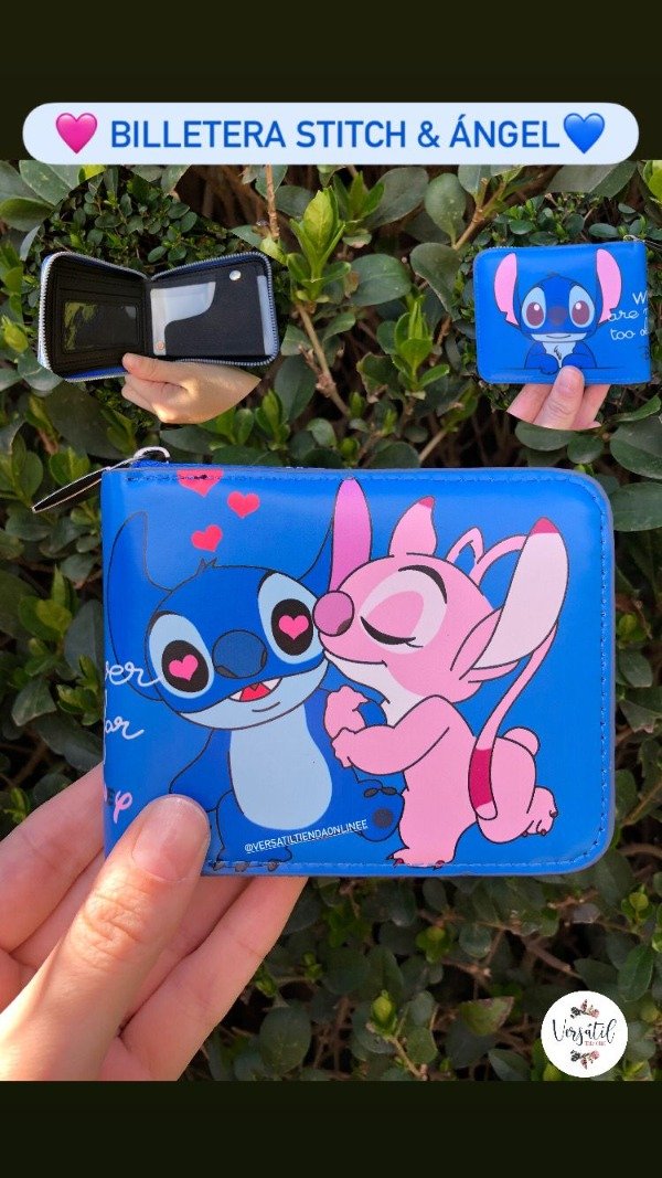 Producto - Billetera stitch y ángel