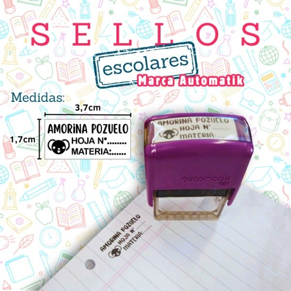 Producto - Sello Escolar  Automático