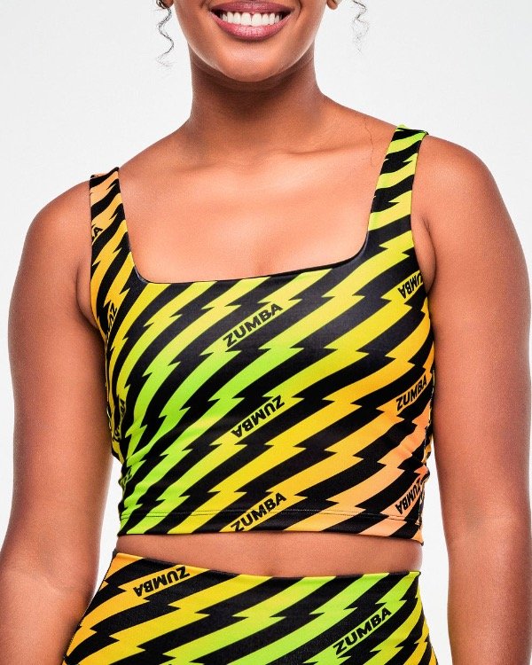 Producto - Electric Feel Z-Lift Crop Tank With Shelf Bra