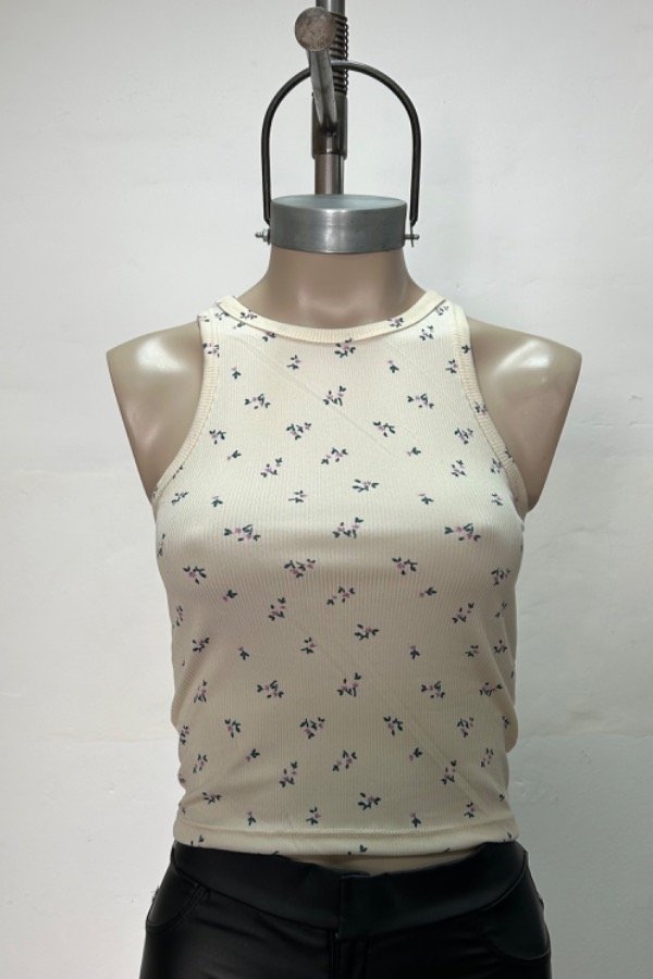 Producto - Musculosa Americana Floreado
