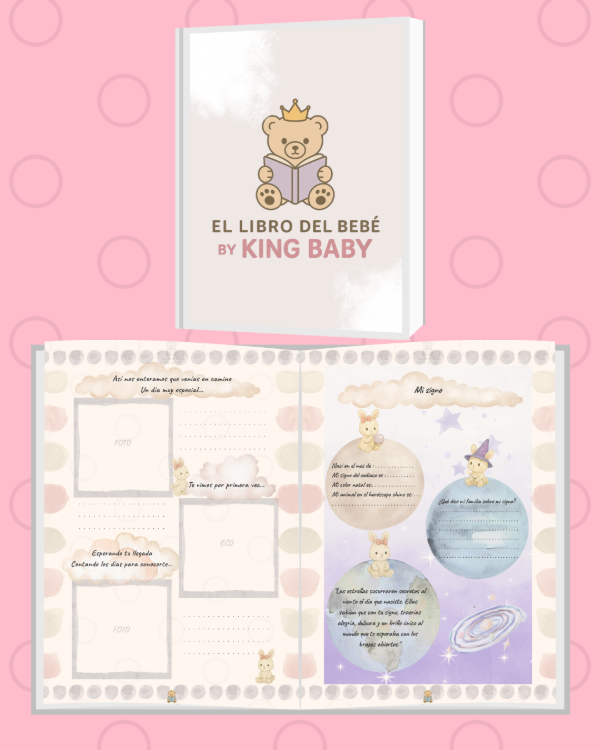 Producto - El libro del bebé by KING BABY - Diseño Bunny