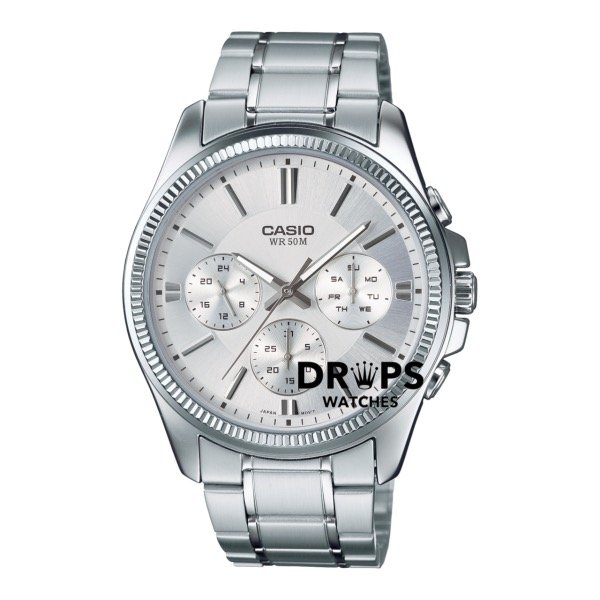 Producto - Reloj Casio Mtp1375 42mm White