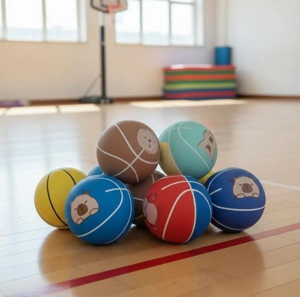 Producto - Pelota Saltarina Básquet Infantil Creativa Antiestrés#22546