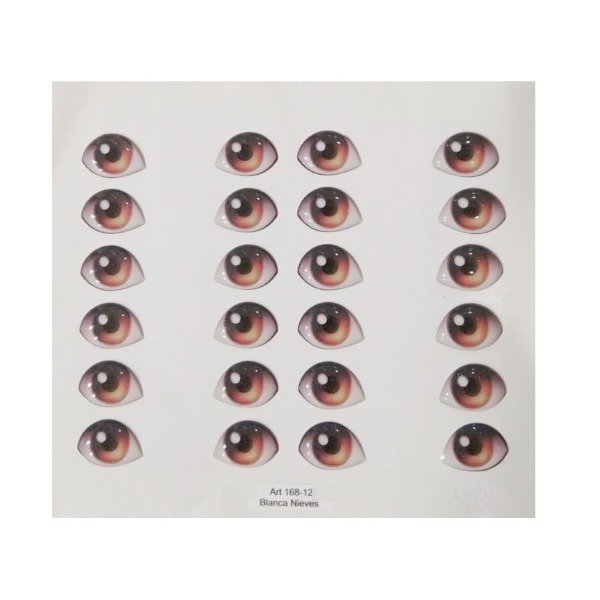 Producto - OJOS AUTOADHESIVOS 3D - MODELO 168/12 - 1