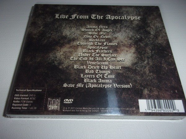 Producto - CD DVD LACUNA COIL LIVE FROM THE APOCALYPSE NUEVO EUROPEO B64 - 1