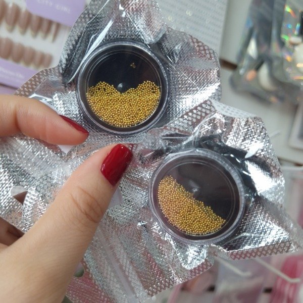 Producto - Ruedita de caviar dorados