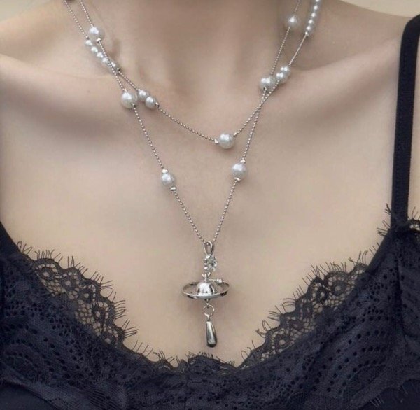 Producto - Collar orbe perlas