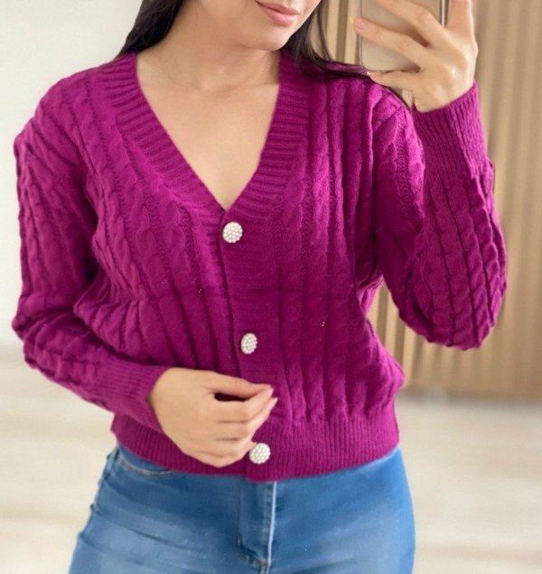 Producto - Cardigan importado Magenta