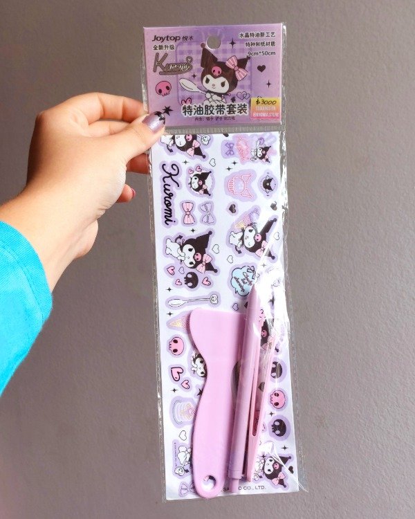 Producto - SET ARMADO Y CORTE CON HERRAMIENTAS DE STICKERS (ORIGINALES SANRIO)