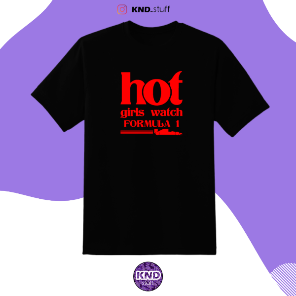 Remera hot girls watch formula 1
