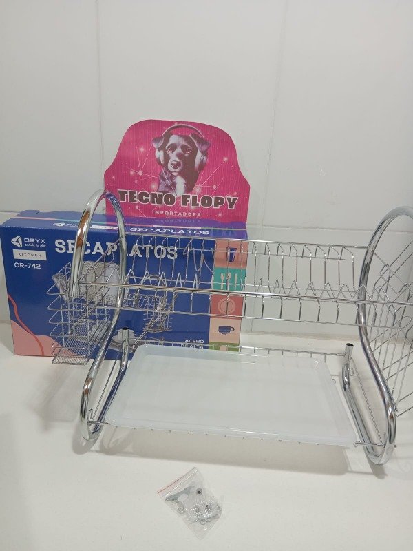 Producto - Seca Plato doble escurridor Oryx