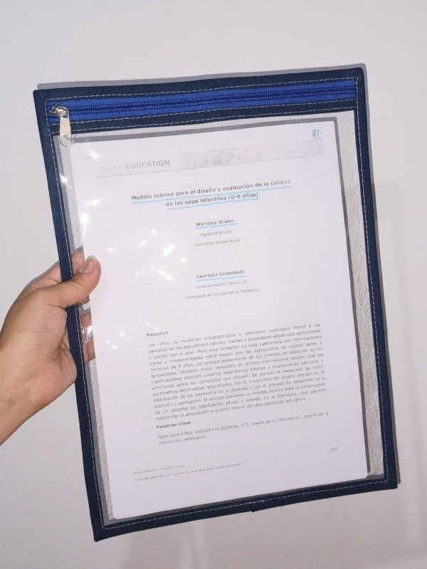 Producto - Sobre A4 simple azul - 0