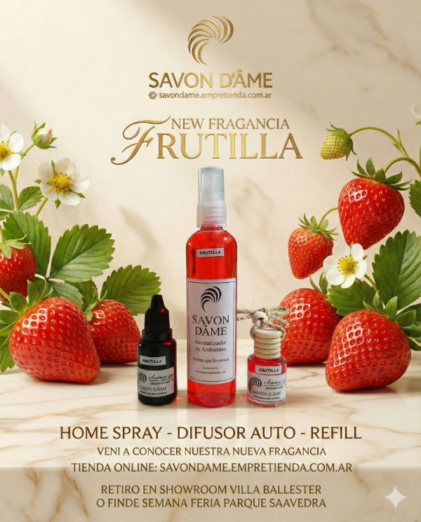 Producto - Nueva esencia: FRUTILLA.