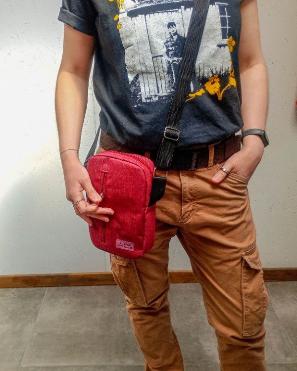 Producto - Cartera LOICA roja melange