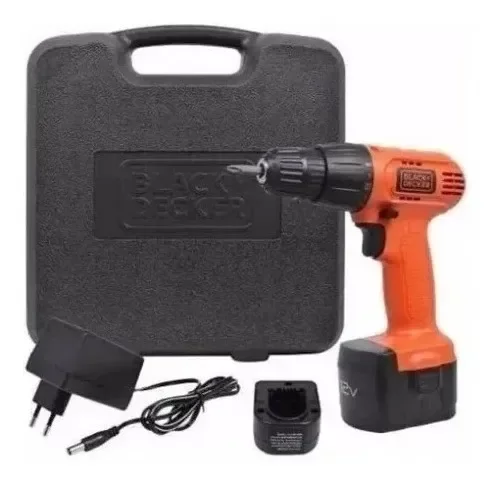 Producto - Taladro atornillador inalámbrico Black Decker CD121K con maletín batería 12V