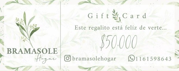 Producto - Gift Card