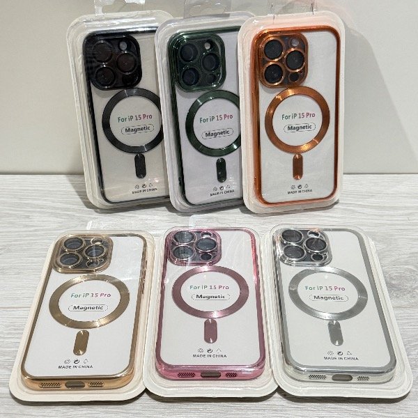 Producto - FUNDA MAGSAFE METALIZADA IPH 15 PRO