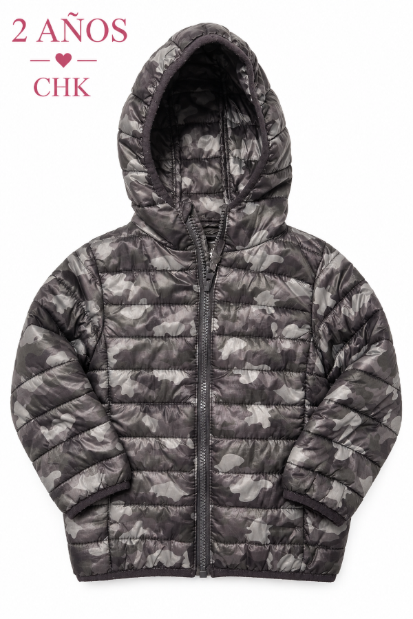 Producto - Campera inflable camuflada con capucha CHK - 0