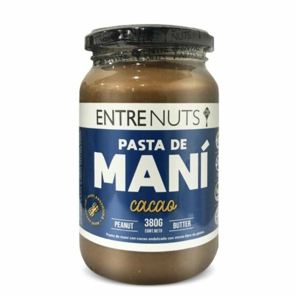 Producto - Entre Nuts Pasta De Maní Cacao 370 Grs Libre De Gluten Sin T.A.C.C