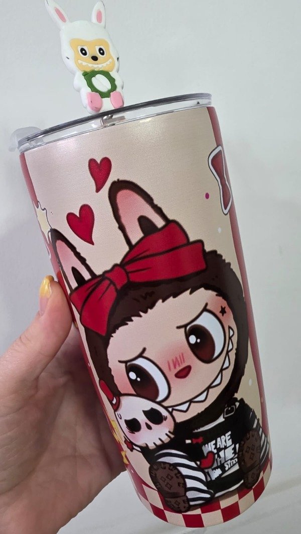 Producto - Vaso termico labubu con bombilla