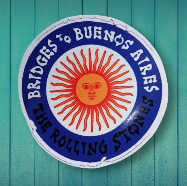 Producto - Stickers rolling stones bridges to buenos aires
