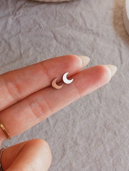 Producto - Aros lunas - Acero quirúrgico