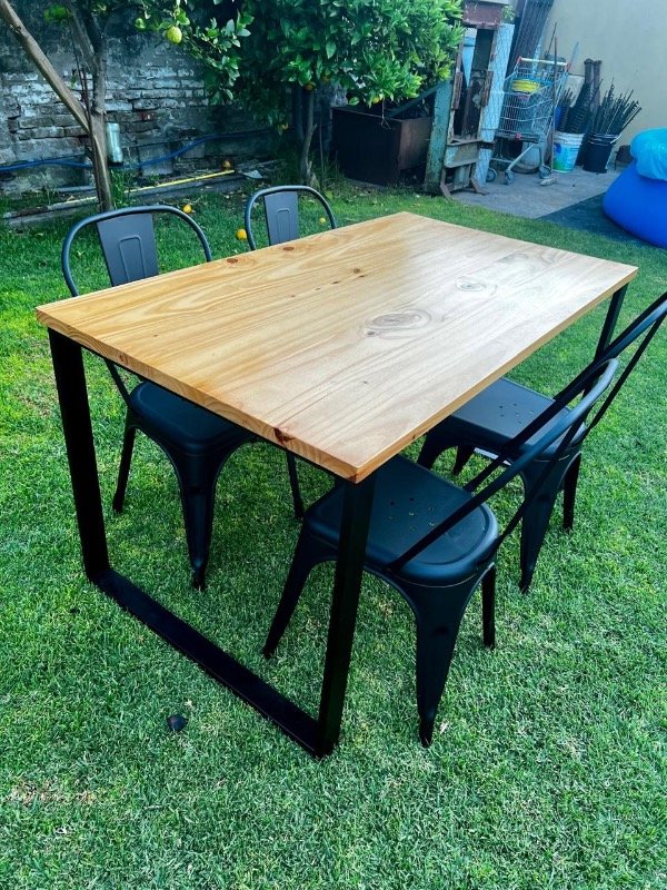 Producto - Mesa industrial 1.40 x 80 cm