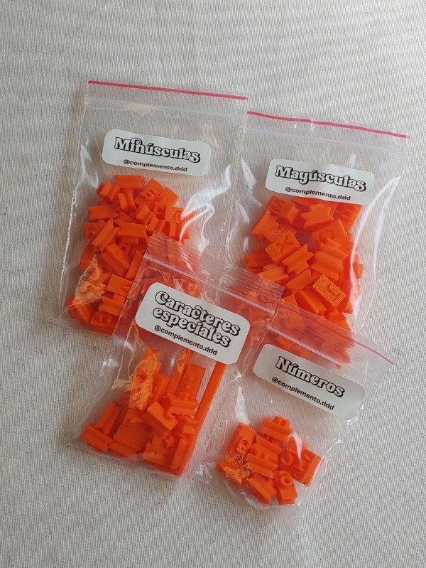 Producto - Abecedario Sans serif - Combo 3 112 Piezas