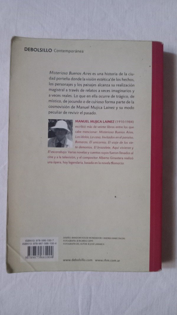 Producto - Misteriosa Buenos Aires - Manuel Mujica Lainez. Penguin Random House. Book. - 2