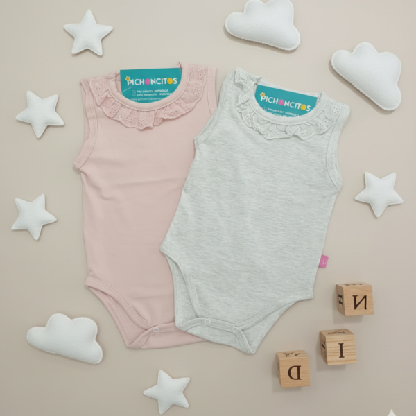 Producto - Body Musculosa Con Vuelos En El Cuello