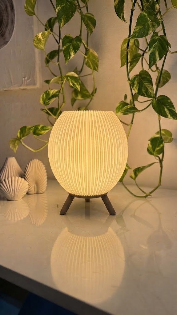 Producto - Kit de 4 Lámparas Geométricas Modernas (velas led de noche) - 1