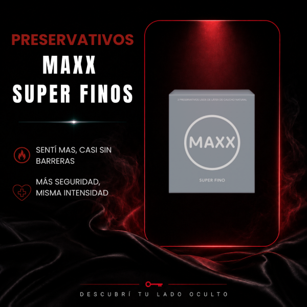 Producto - Preservativos MAXX Super Finos