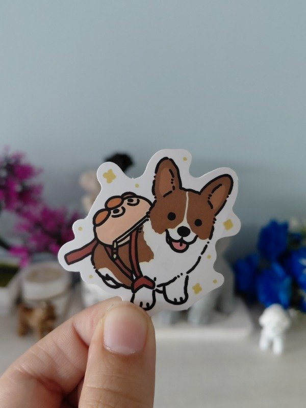 Producto - Sticker "Perritos cute" 539