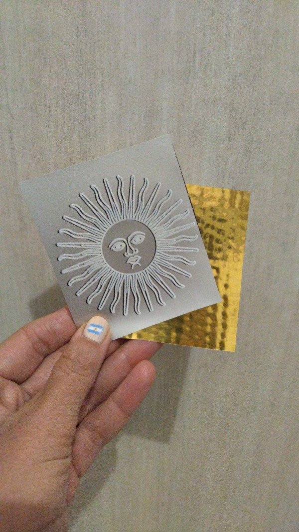 Producto - Termotransferible ORO Argentina #12 (7cm)