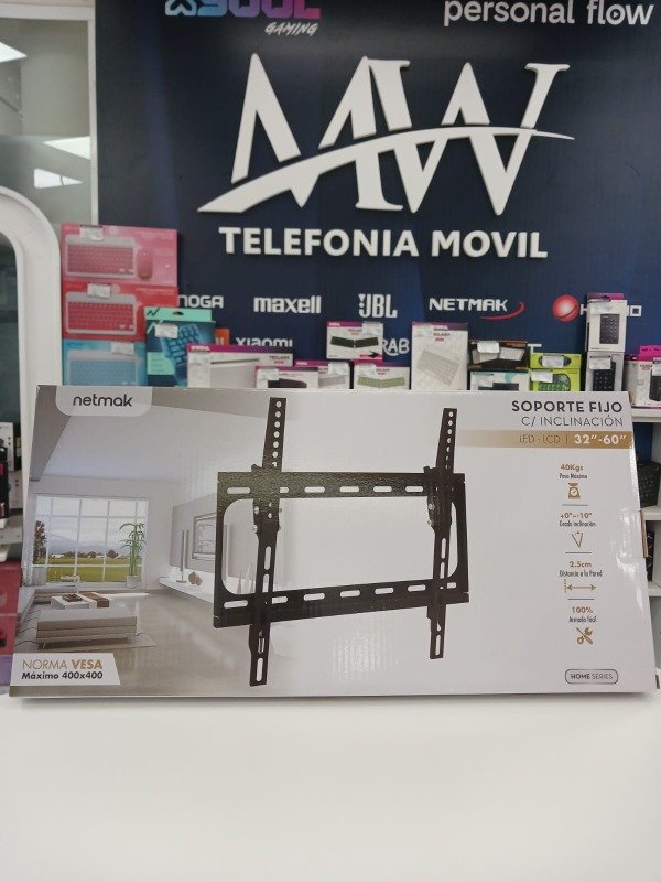 Producto - Soporte LED/LCD 32"- 55" c/Inclinacion Netmak NM-ST09
