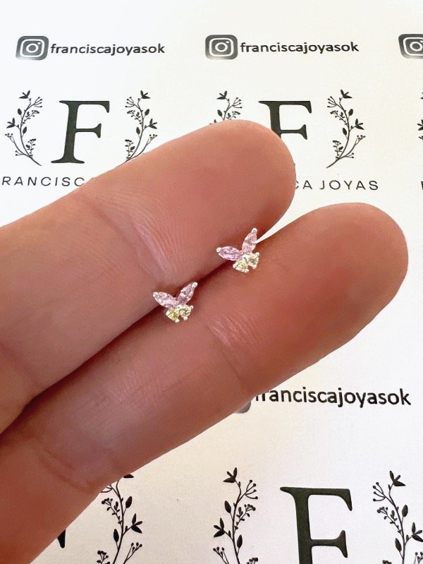Producto - Aros mini Mariposas (x par)