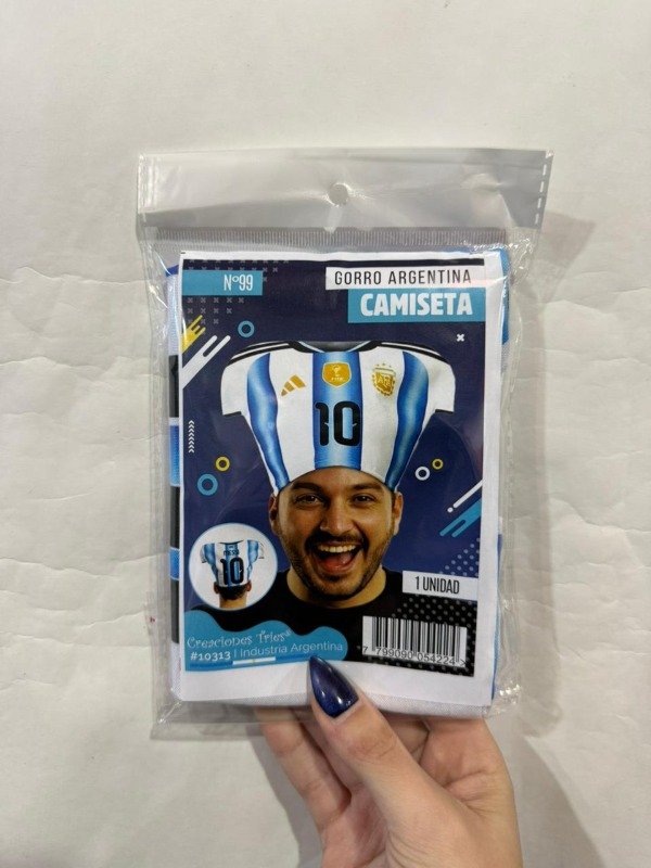 Producto - GORRO CAMISETA ARGENTINA 2026 10313 "MUNDIAL"