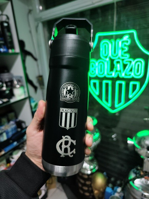 Producto - Botella Racing Club térmica Frio / Calor con manija 650ml