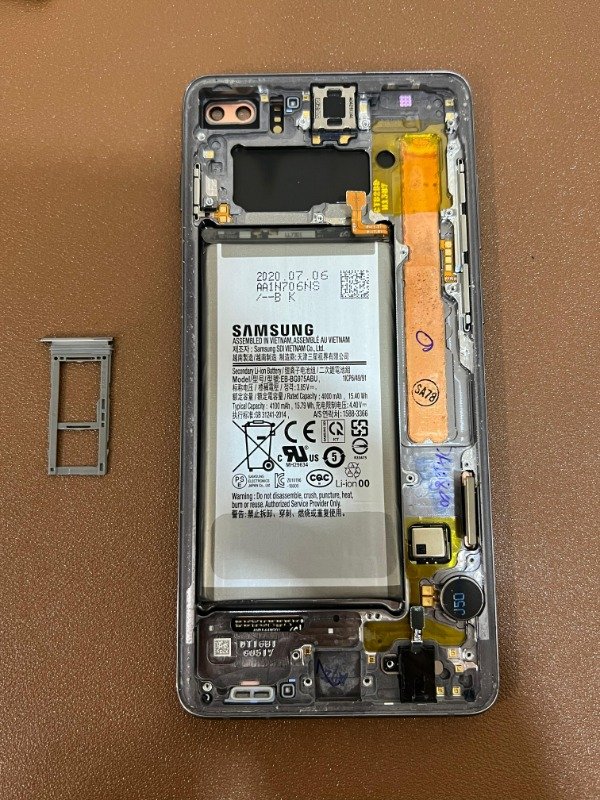 Producto - MODULO SAMSUNG S10 PLUS + BATERIA DE EQUIPO + BANDEJA SIM (IMPECABLE)