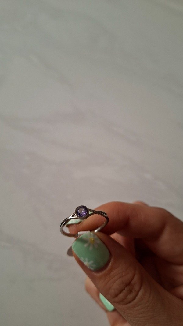 Producto - Anillo thanos lila acero quirúrgico