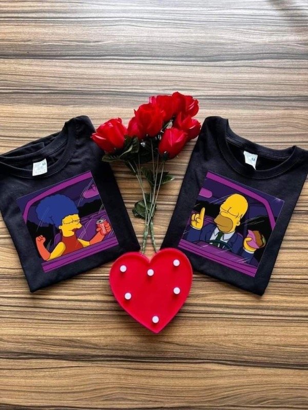 Producto - Combo remeras Los Simpsons Homero y Marge