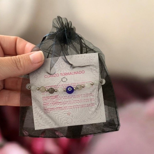 Producto - BOX PULSERA CUARZO TURMALINADO