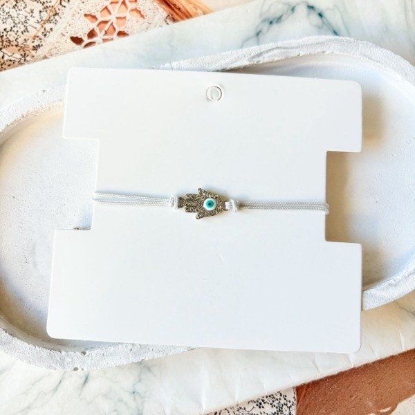 Producto - Pulsera Hamsa Strass Grey