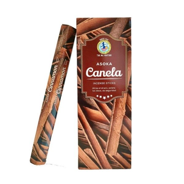 Producto - Sahumerios hexagonales Asoka canela x 6 unid.