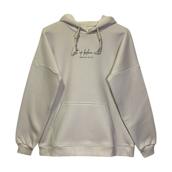 Producto - Buzo Oversize Light Up Fasion With Gris
