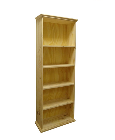Producto - Biblioteca Recta 80 cm Pino Natural