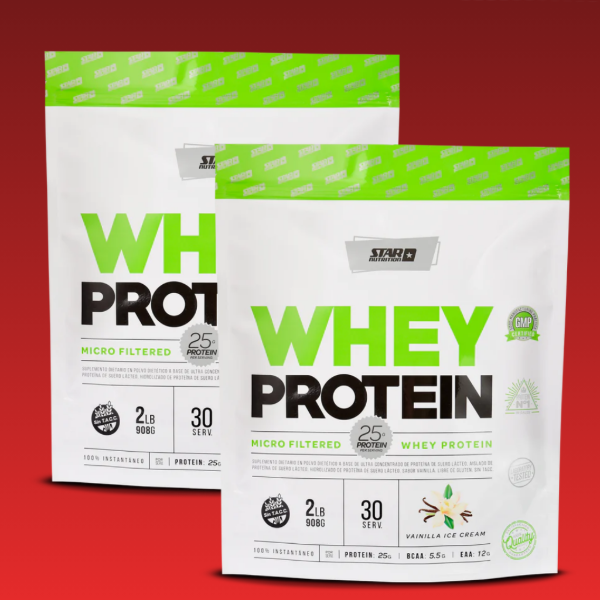 Producto - X2 Whey Protein doypack 2lb. STAR NUTRITION