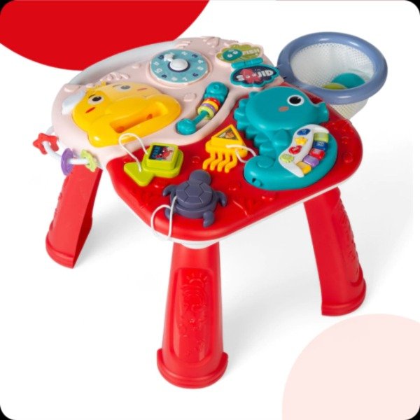 Producto - Mesa Didactica 2002 Bebesit 2 en 1 Rojo