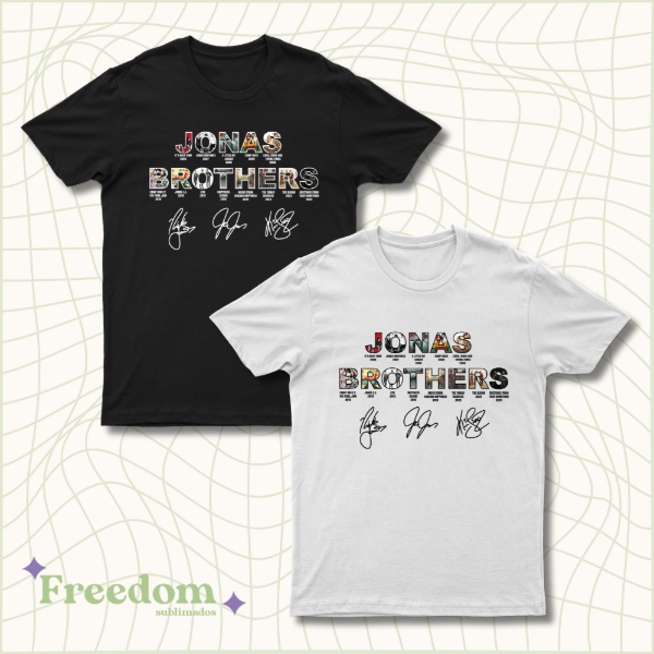Remera jonas brothers albums