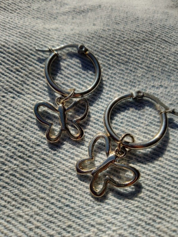 Producto - Aros mariposas caladas